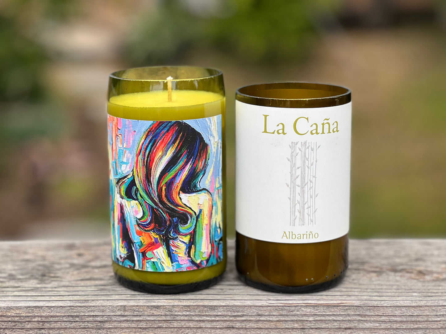 Colorful woman and La Cana
